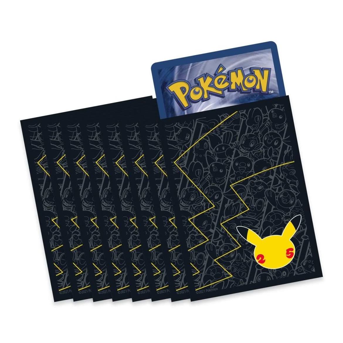 【状態 未開封】 ポケモンカードゲーム 海外限定デッキシールド(スリーブ) 『ピカチュウ 25th』
