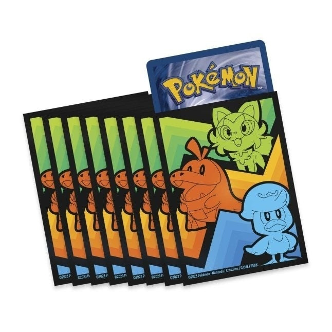 【状態 未開封】 ポケモンカードゲーム 海外限定デッキシールド(スリーブ) 『クワッス&ホゲータ&ニャオハ』