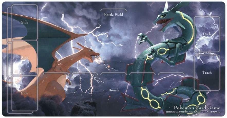 ⭐︎SALE⭐︎ポケモンカードゲーム 公式 プレイマット リザードンVSレックウザ 未開封