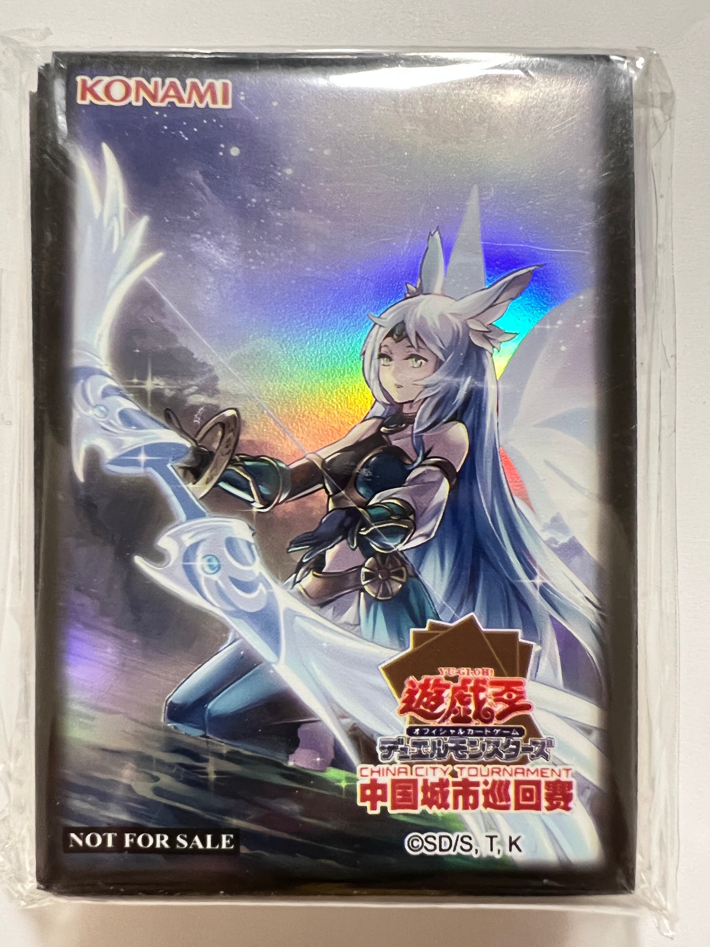 遊戯王 公式スリーブ デュエリストカードプロテクター【中国大会限定 召命の神弓-アポロウーサ】70枚入り