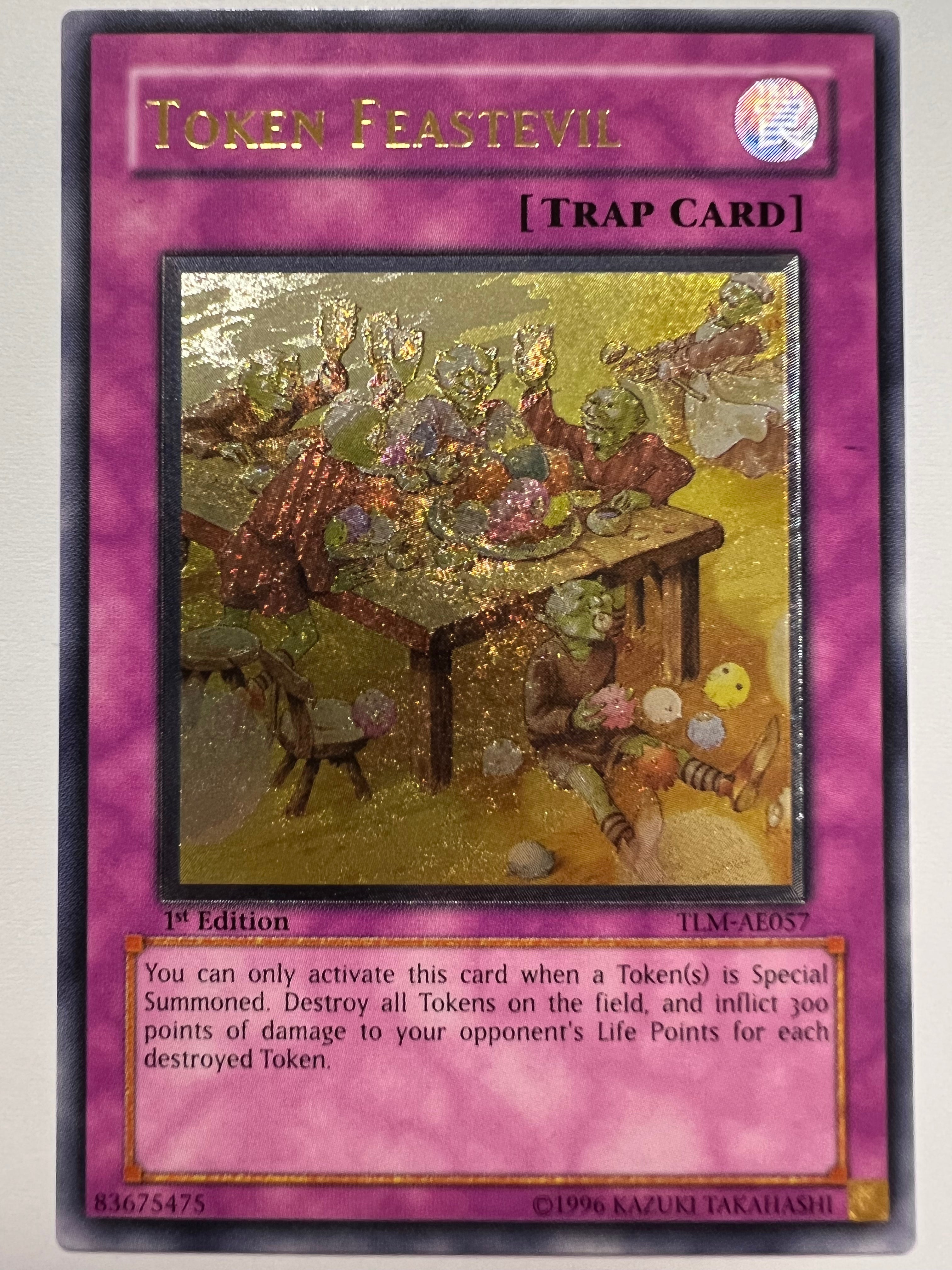 遊戯王　トークン謝肉祭　旧アジア版　レリーフ　TLM-AE057 遊戯王 トークン謝肉祭 旧アジア版 レリーフ TLM-AE057 - メルカリ