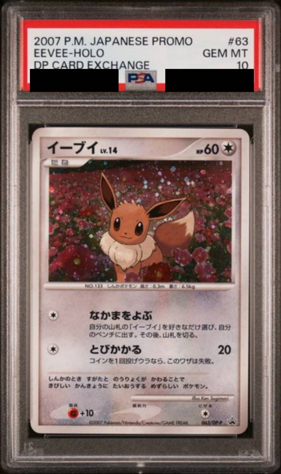 【PSA10】　イーブイLｖ.14　[063/DP-P]