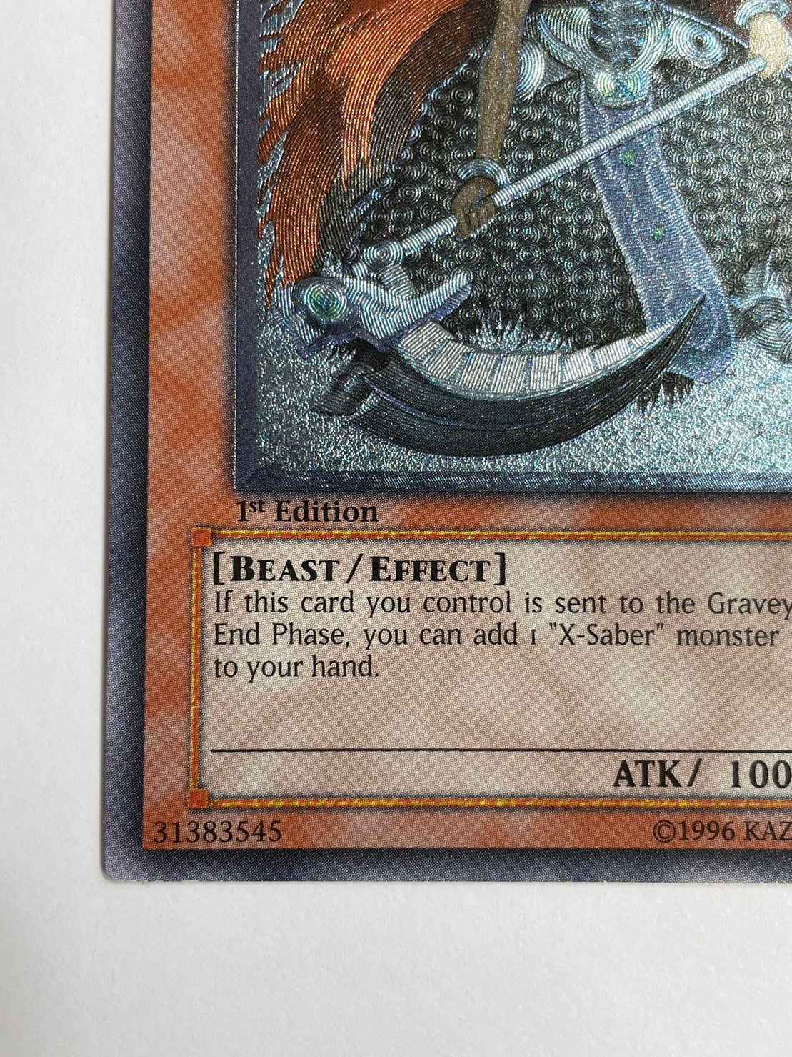 XX-セイバーダークソウル  英語 ‘‘ レリーフ ‘‘ (TSHD-EN081）「効果/モンスター」【状態B】