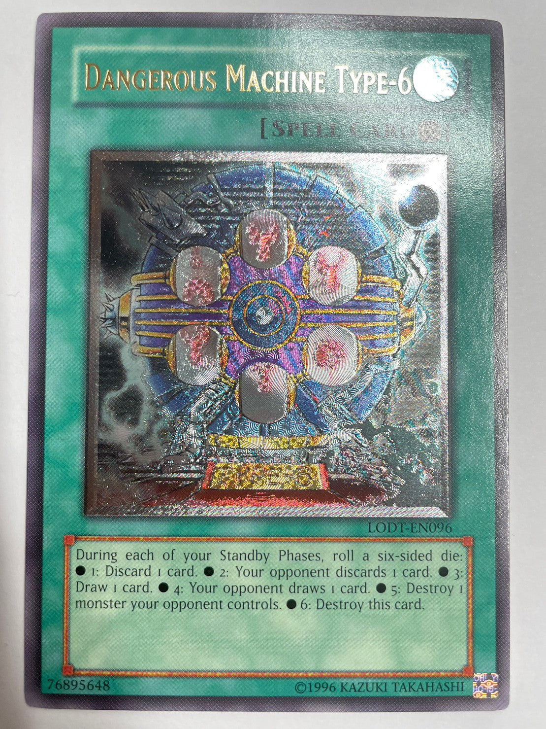 デンジャラスマシン TYPE-6  英語 ‘‘ レリーフ ‘‘ (LODT-EN096）「魔法」【状態B+】