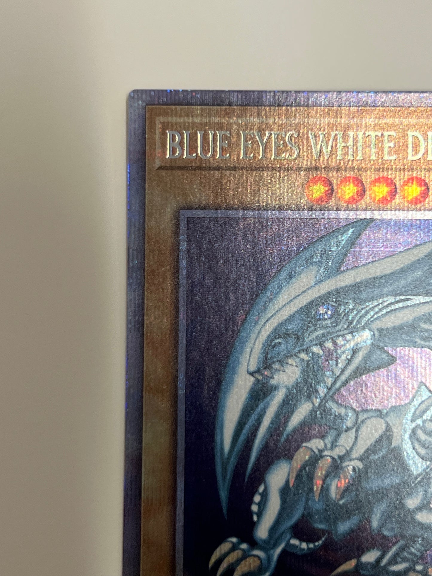☆  BLUE EYES WHITE DRAGON ”プリズマティックシークレットレア"  (AC02-JP000)「効果/モンスター」【状態 A】