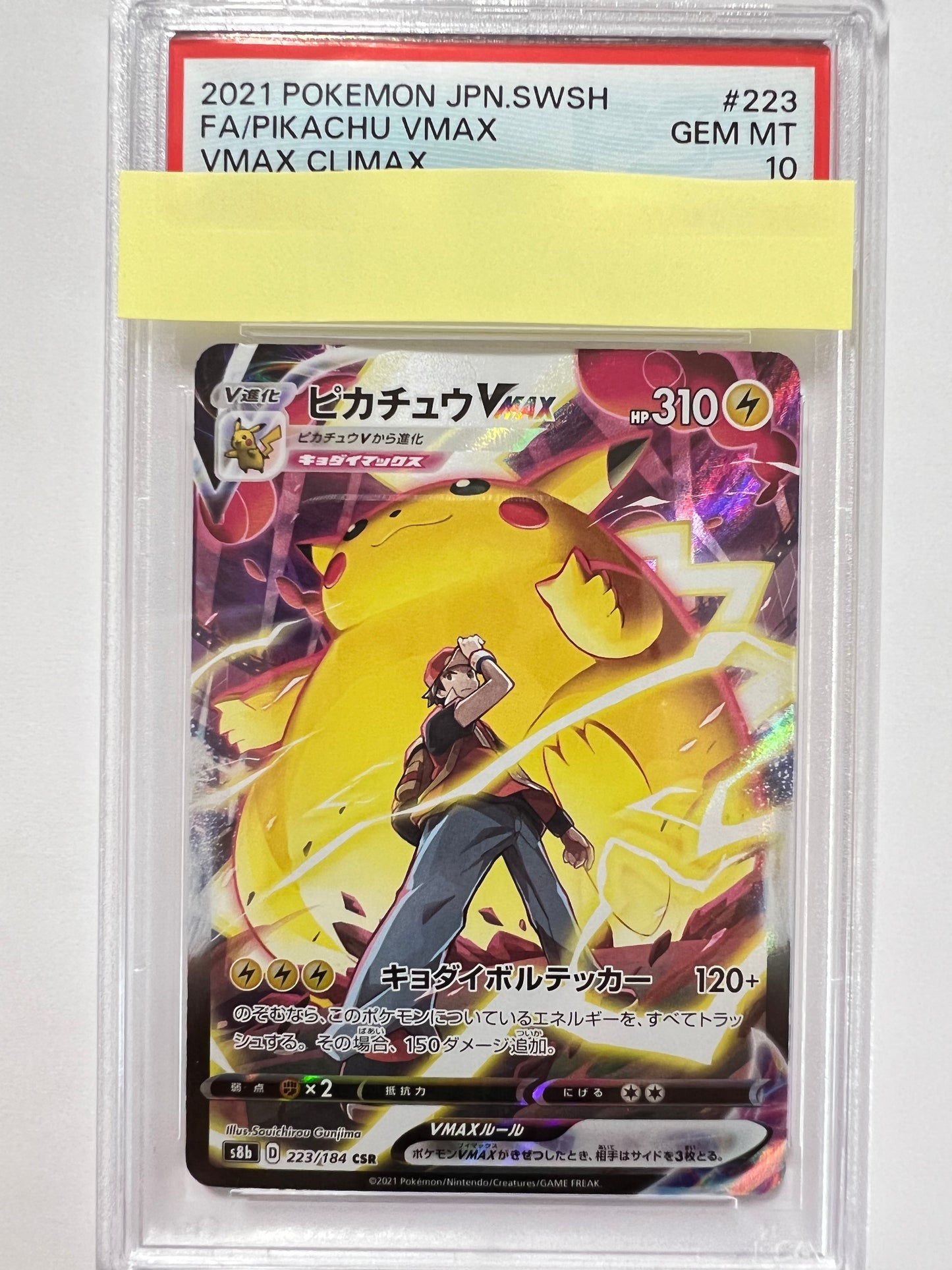 【PSA10】 ピカチュウVMAX ”CSR " （223/184）