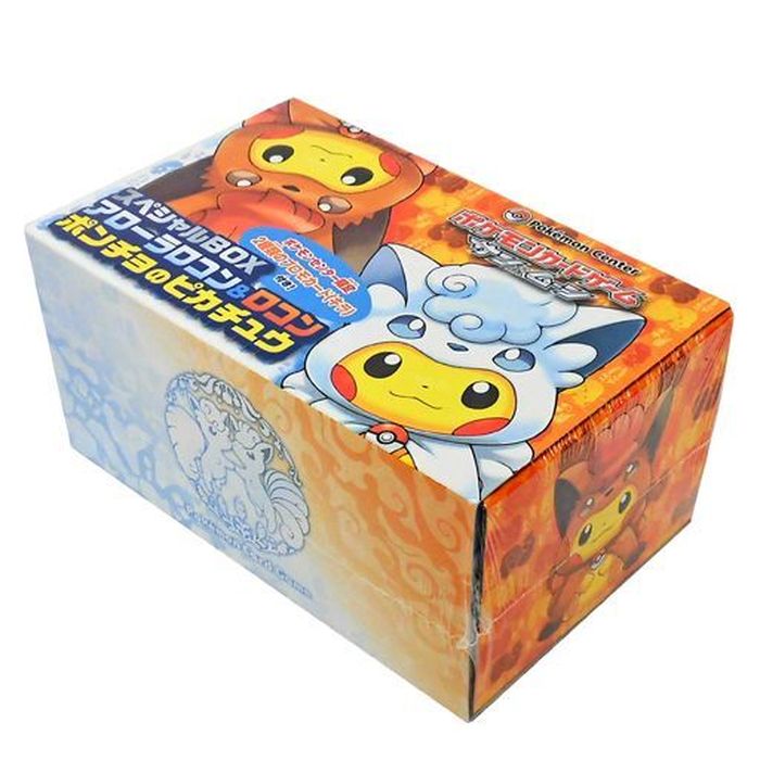 アローラロコン＆ロコンポンチョのピカチュウ【未開封BOX】