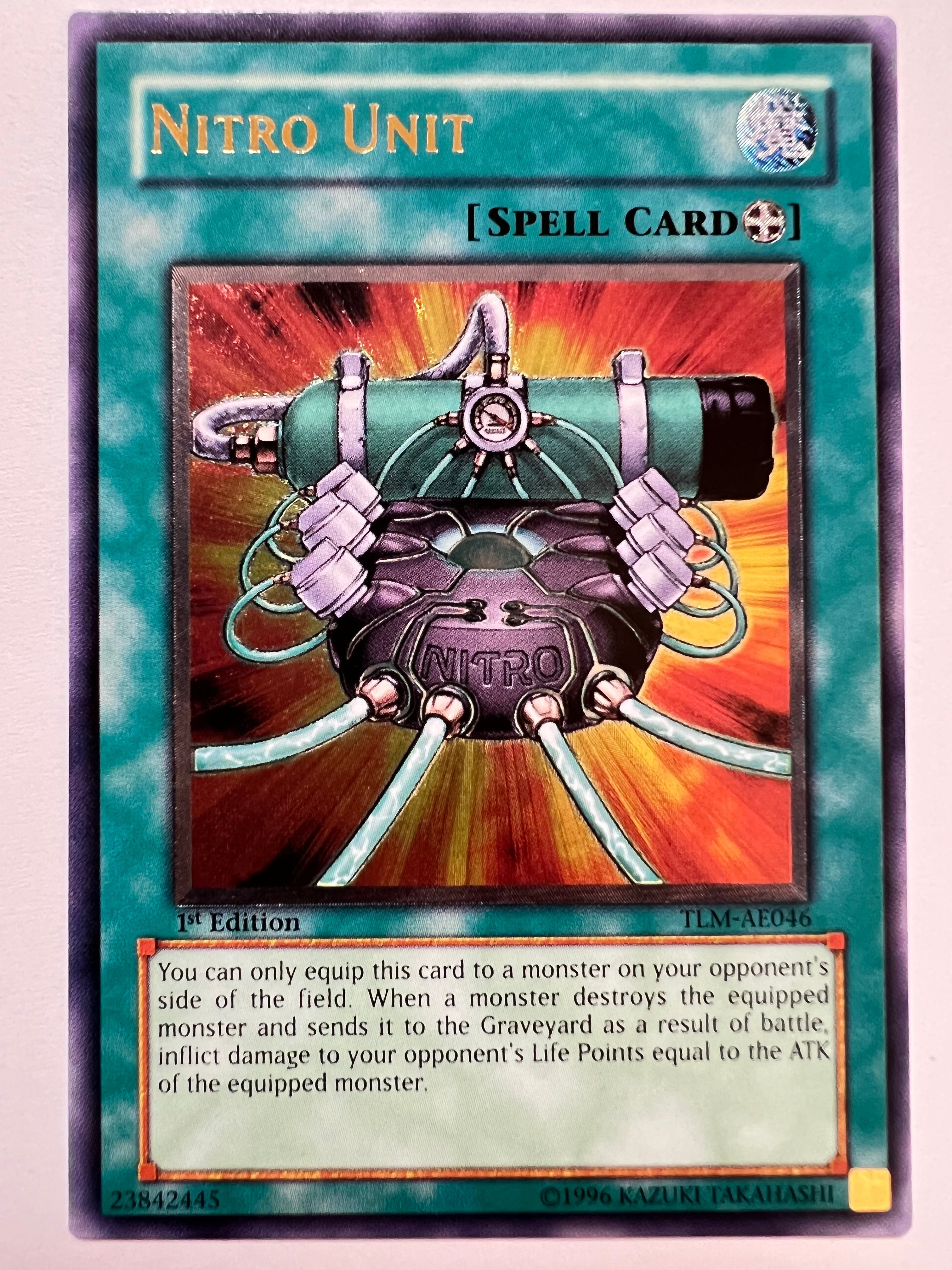 遊戯王　ニトロユニット　レリーフ　旧アジア版　TLM-AE046 遊戯王 ニトロユニット レリーフ 旧アジア版 TLM-AE046 - メルカリ