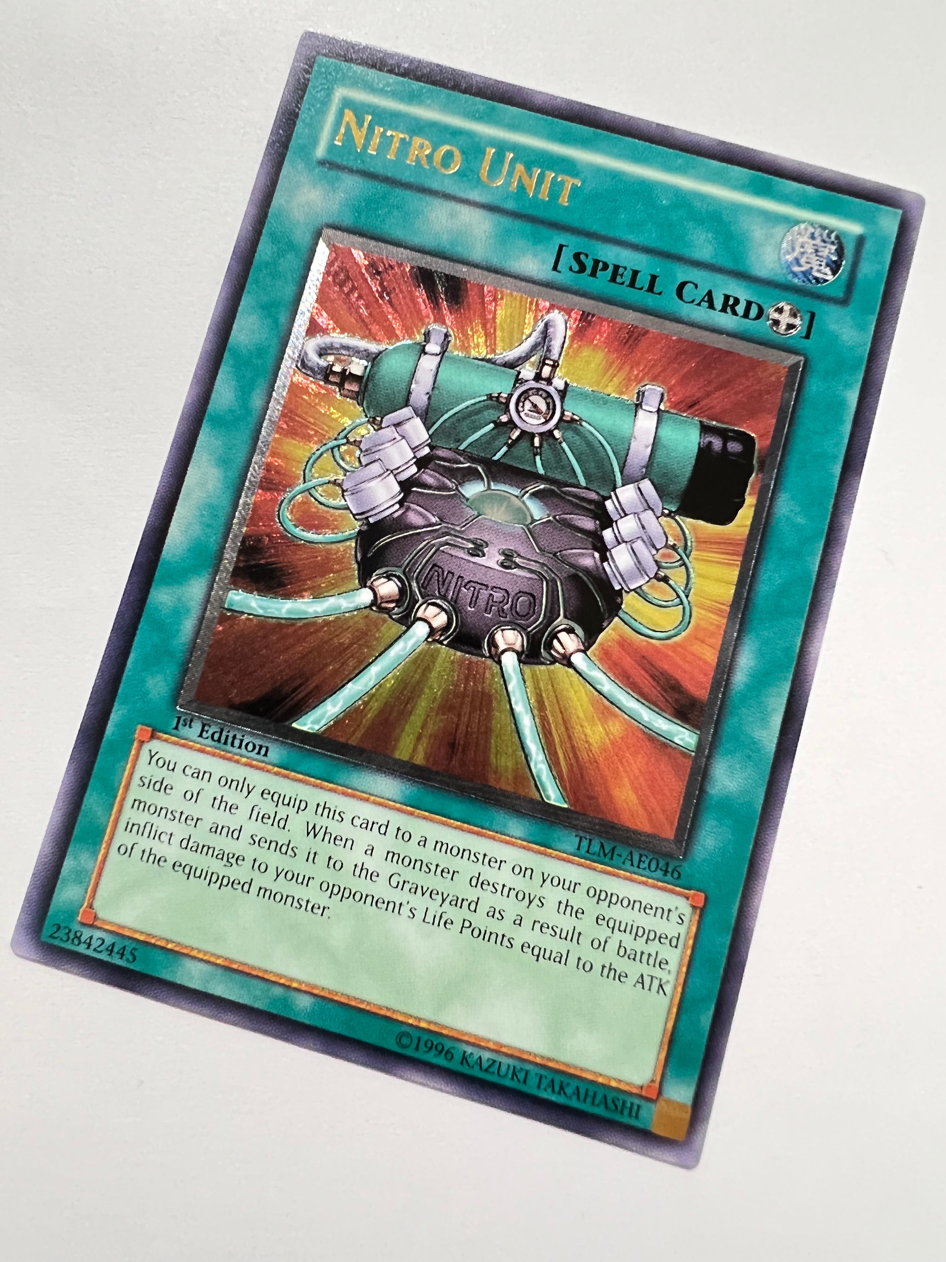 遊戯王　ニトロユニット　レリーフ　旧アジア版　TLM-AE046 ニトロユニット”旧アジア レリーフ” (TLM-AE046)「魔法」【状態A