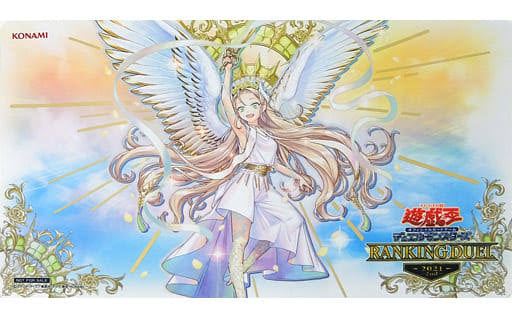 遊戯王 公式 プレイマット　【勇気の天使ヴィクトリカ】『RANKING　DUEL2021-2nd』