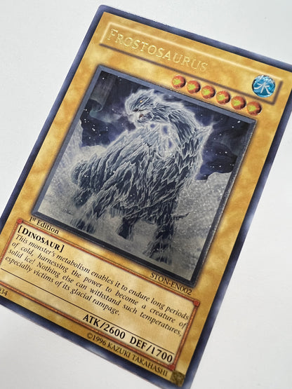 ★2周年セール★  フロストザウルス　{レリーフ　アルティメット}  （STON-EN002）「効果　モンスター」【状態B】